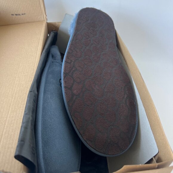 UGG Scuff Suede Pacific Blue Men Slippers Size 12 - Picture 3 of 6